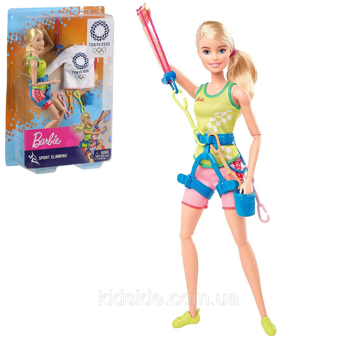 Barbie Olympic Games Tokyo 2020 GJL75 Лялька Барбі Олімпійські ігри Токіо Скелелазіння