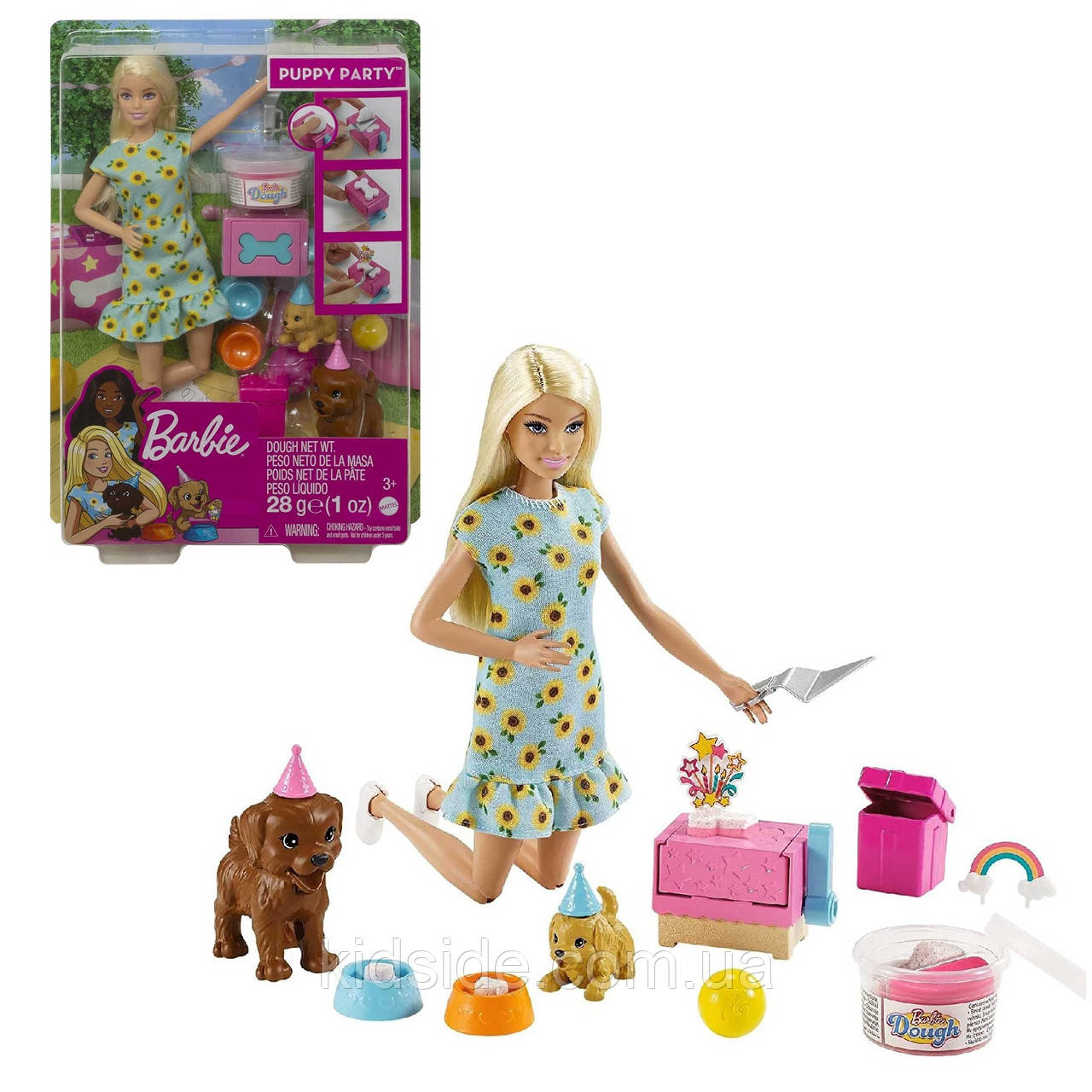 Barbie Puppy Party GXV75 Лялька Барбі Вечірка для цуценят, фото 1