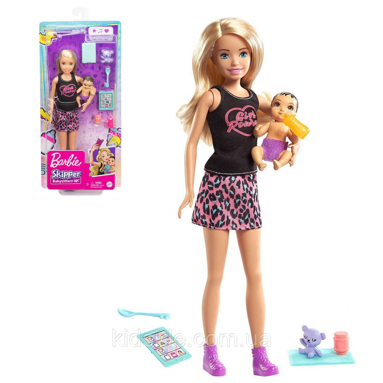 Barbie Skipper Babysitters GRP13 Лялька Барбі Скиппер Няня