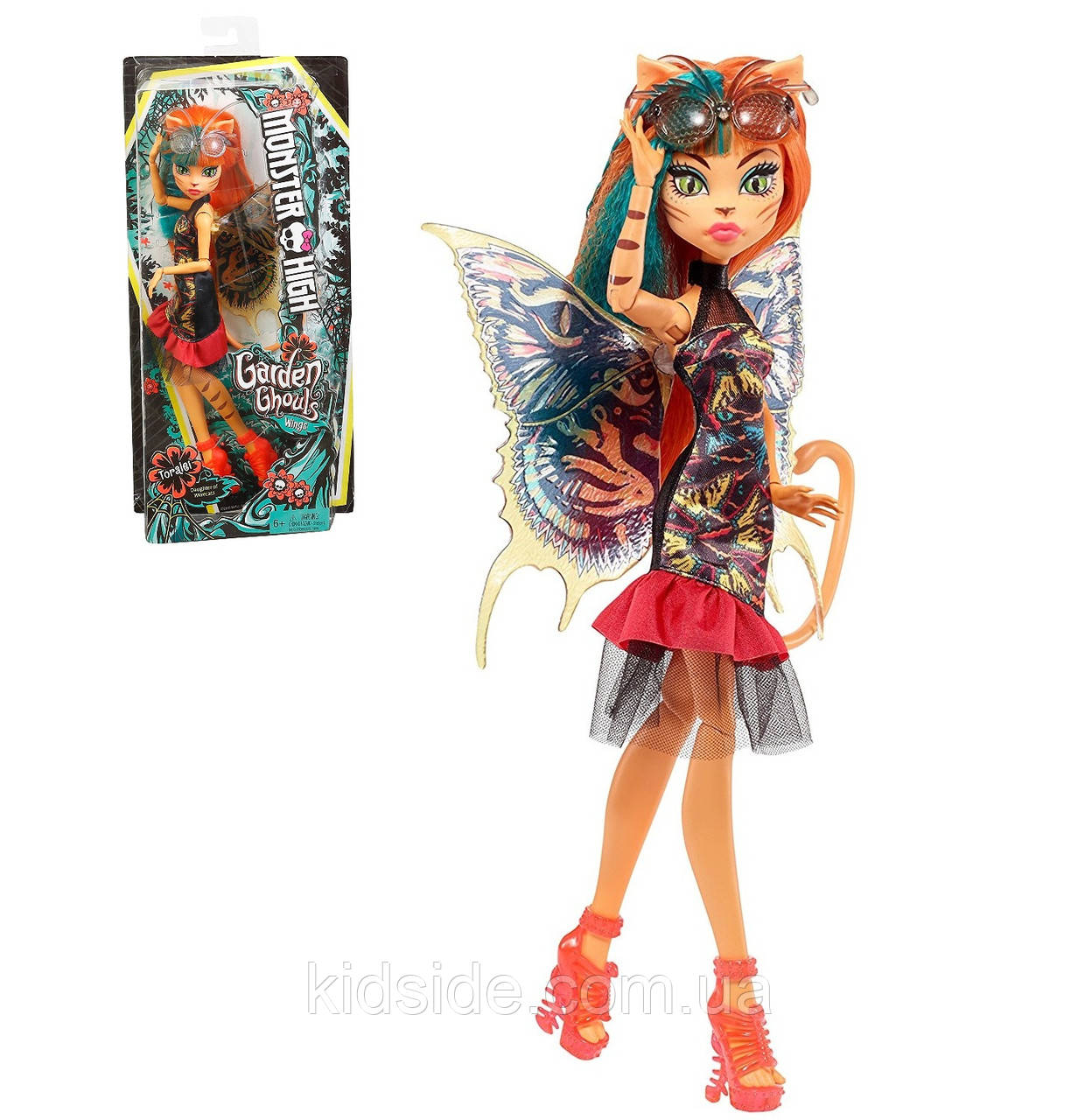 Monster High Toralei Stripe FCV55 Лялька Монстр Хай Торалей Страйп Садові Монстри