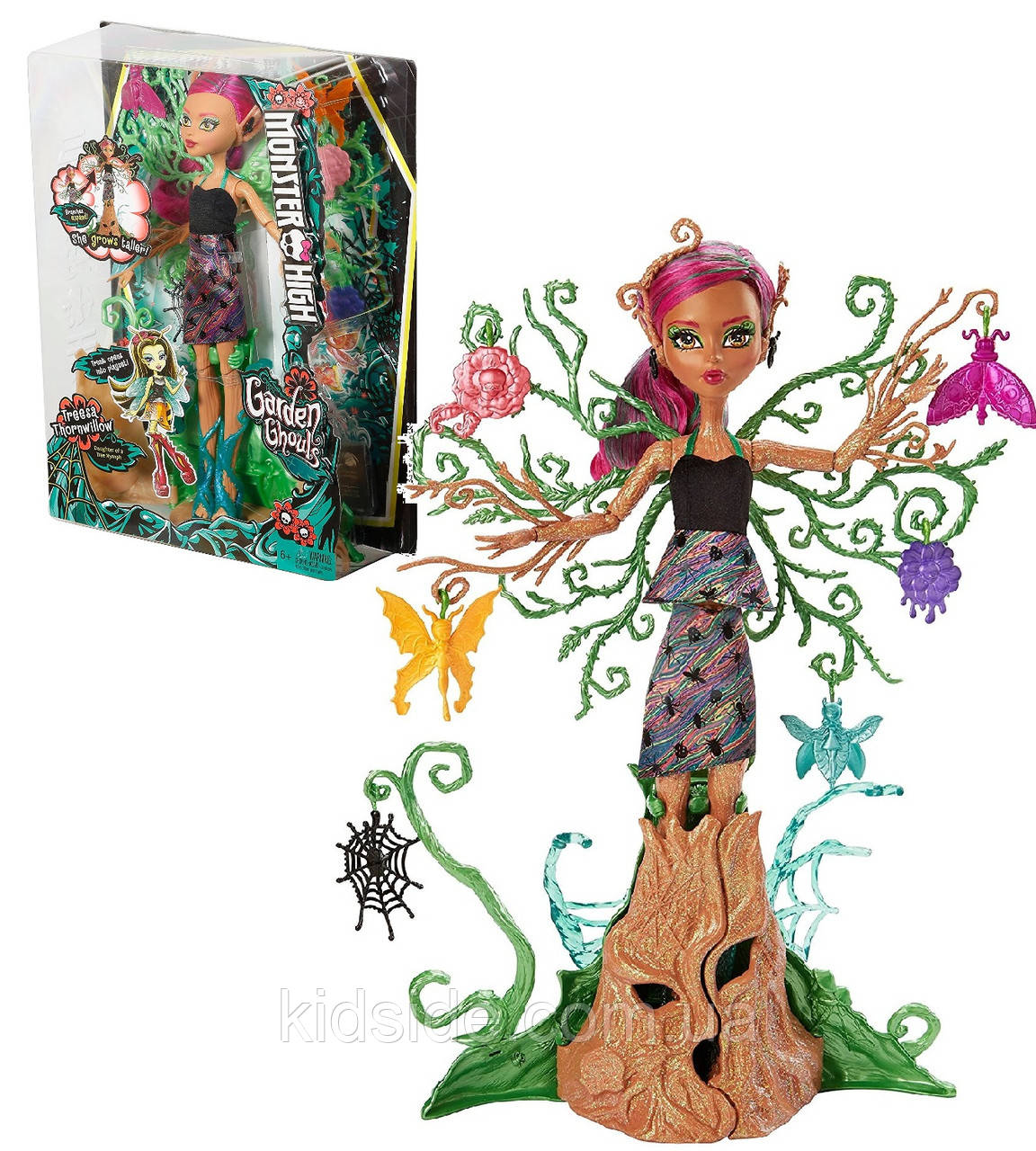 Monster High Treesa Thornwillow FCV59 Лялька Монстр хай Тріза Торнвіллоу Садові Монстри