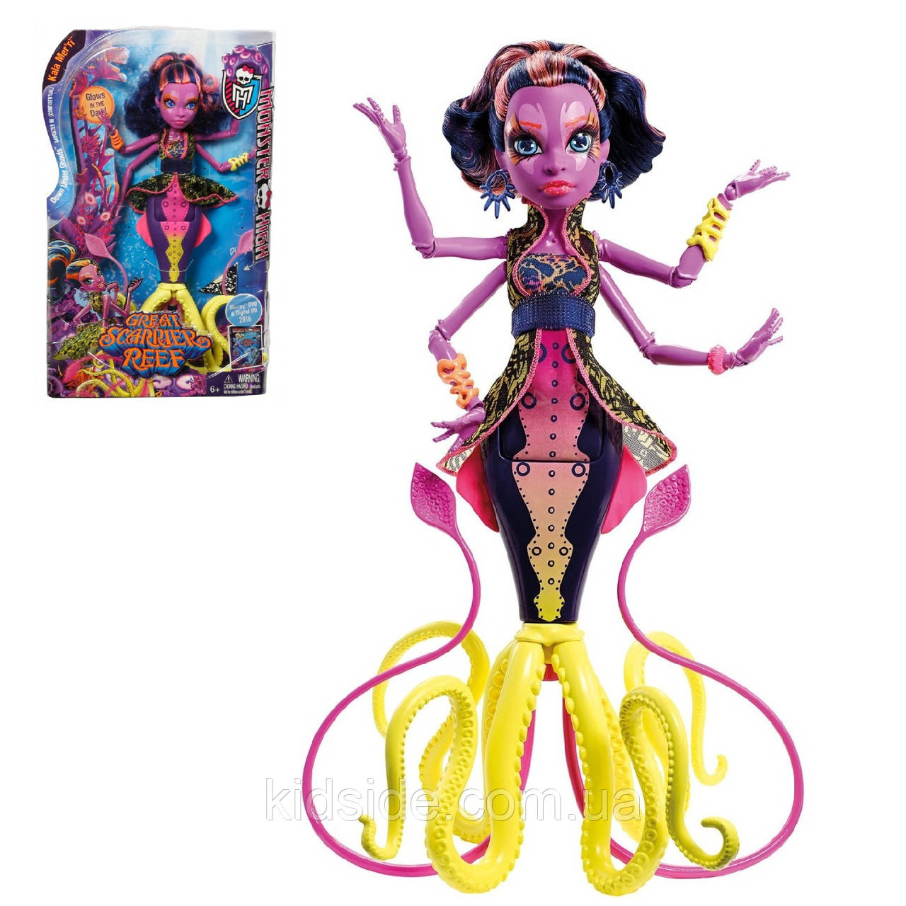 Monster High Kala Mer'ri DHB49 Лялька Монстр Хай Кала Меррі Великий Скар'єрний Риф