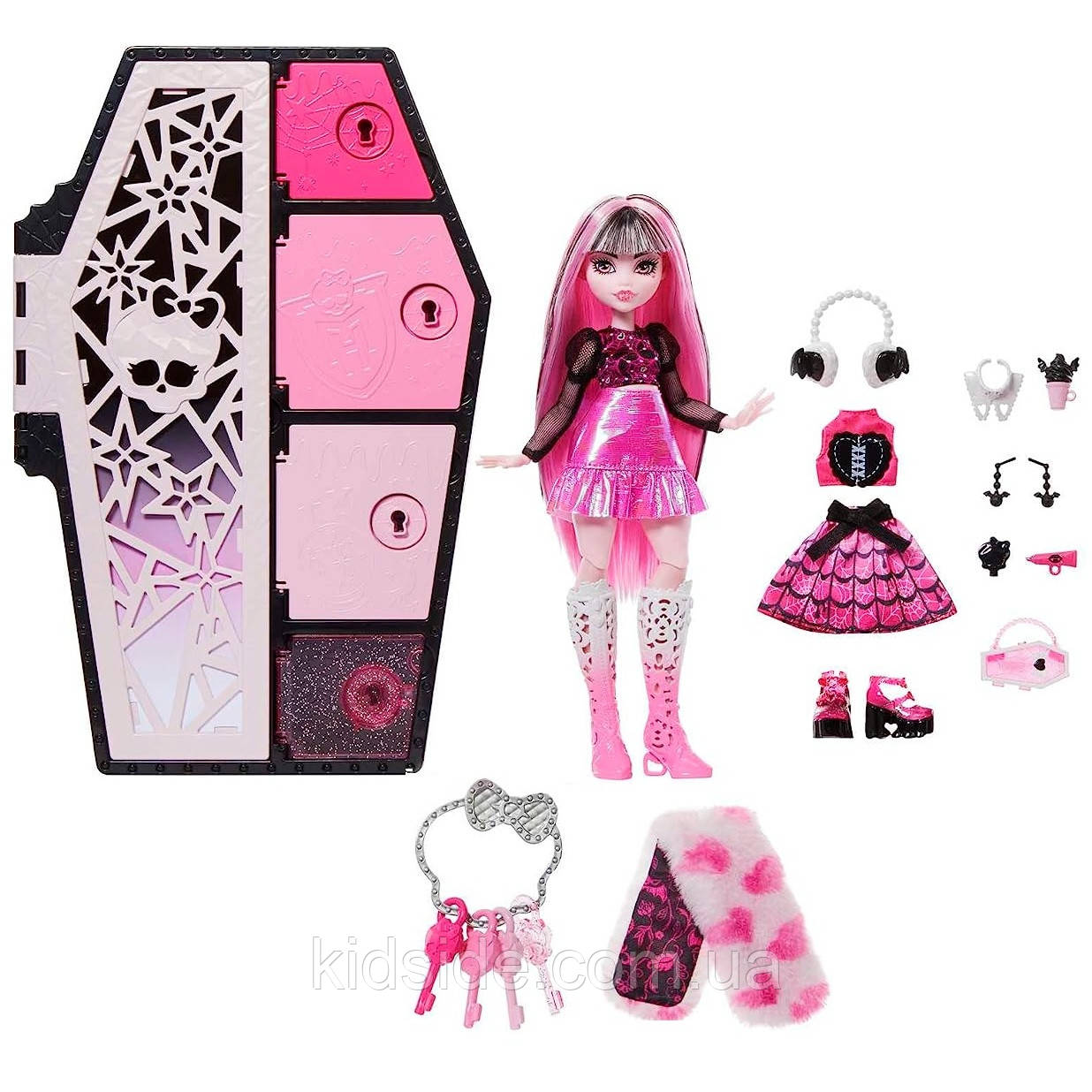 Monster High Draculaura HNF73 Лялька Монстр Хай Дракулаура Шафа з секретами