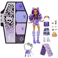 Monster High Clawdeen Wolf HNF74 Лялька Монстр Хай Клодін Вульф Шафа з секретами