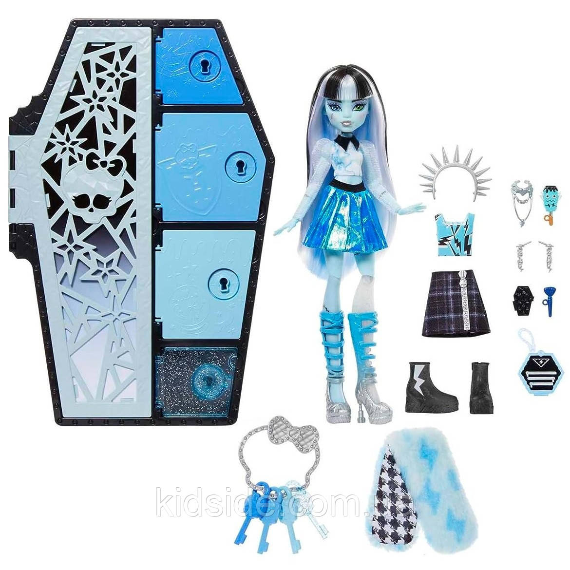 Monster High Frankie Stein HNF75 Лялька Монстр Хай Френкі Штейн Шафа з секретами