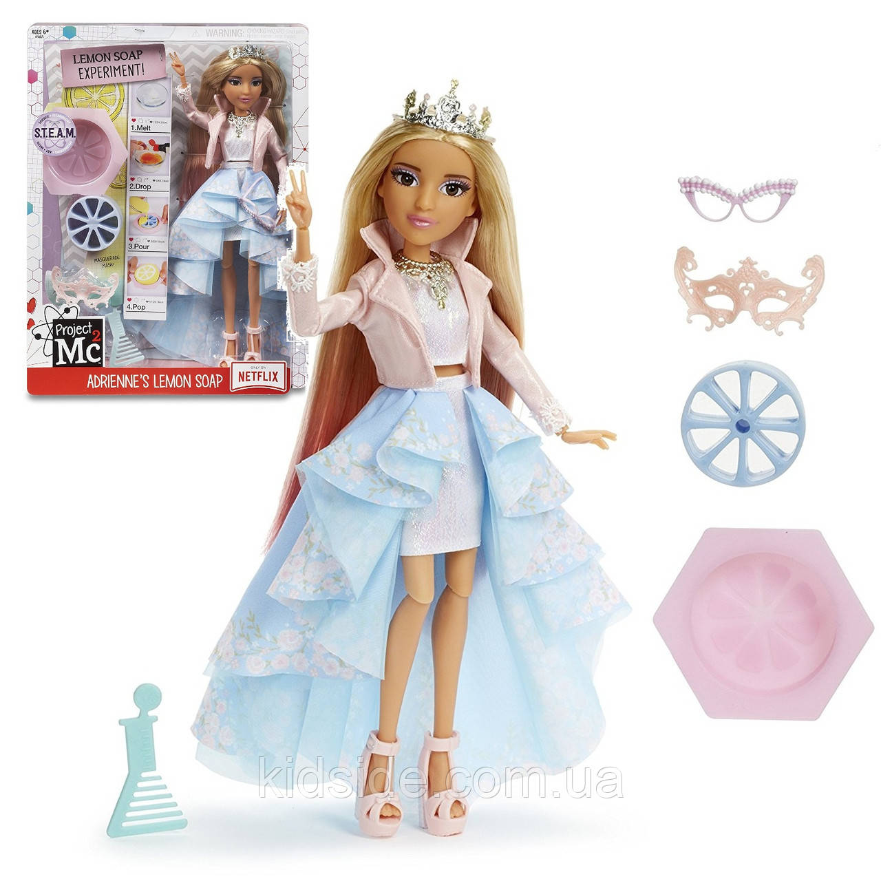 Project Mc2 Adrienne 546863 Лялька Проджект МС2 Адріана з набором Науковий експеримент Мило