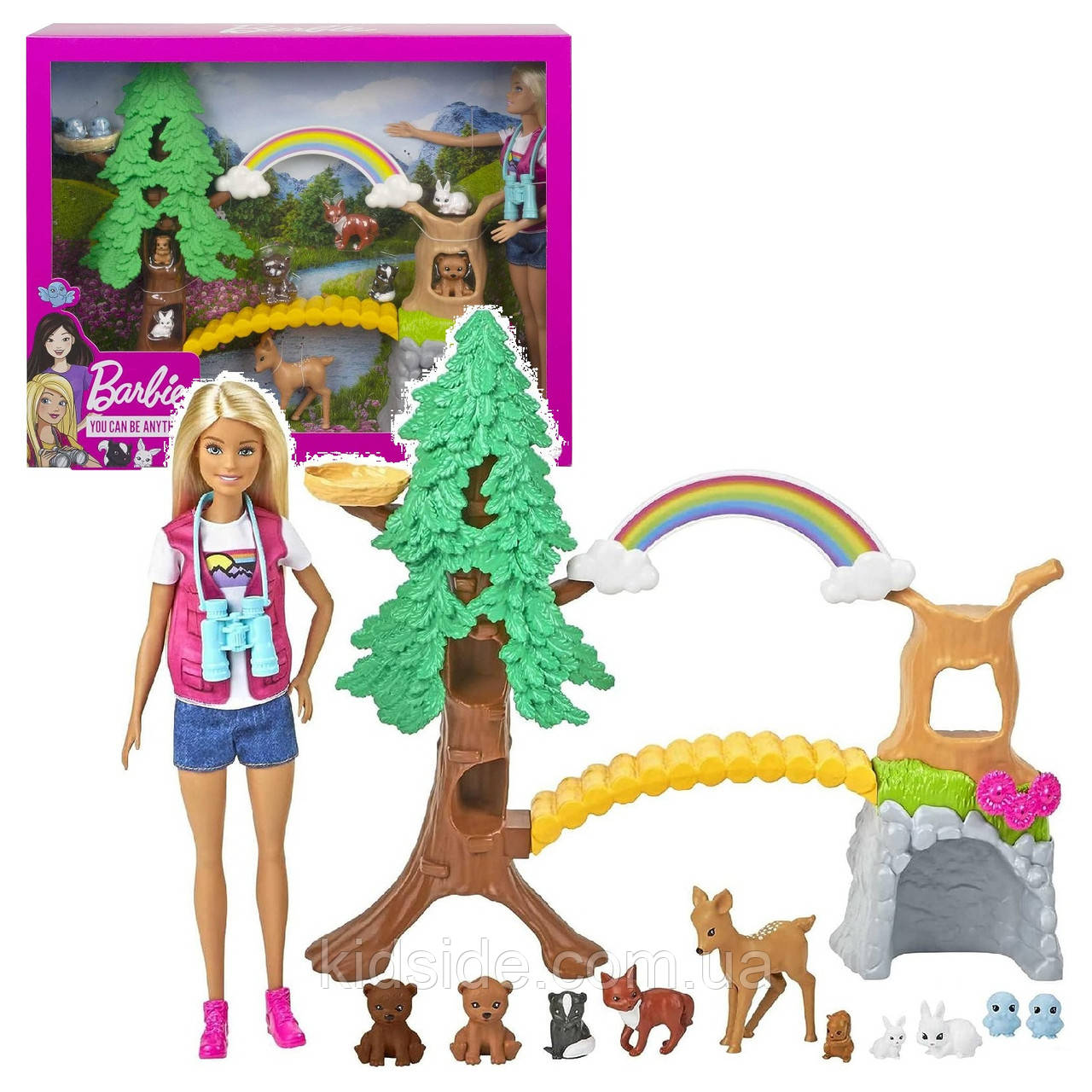 Barbie Wilderness Guide GTN60 Лялька Барбі дослідника дикої природи, фото 1