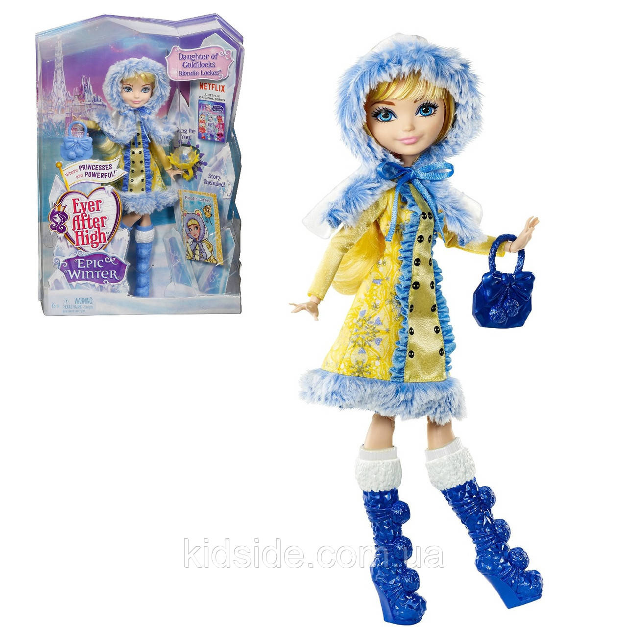 Ever After High Blondie Locks DKR66 Лялька Евер Афтер Хай Блонді Локс Епічна Зима