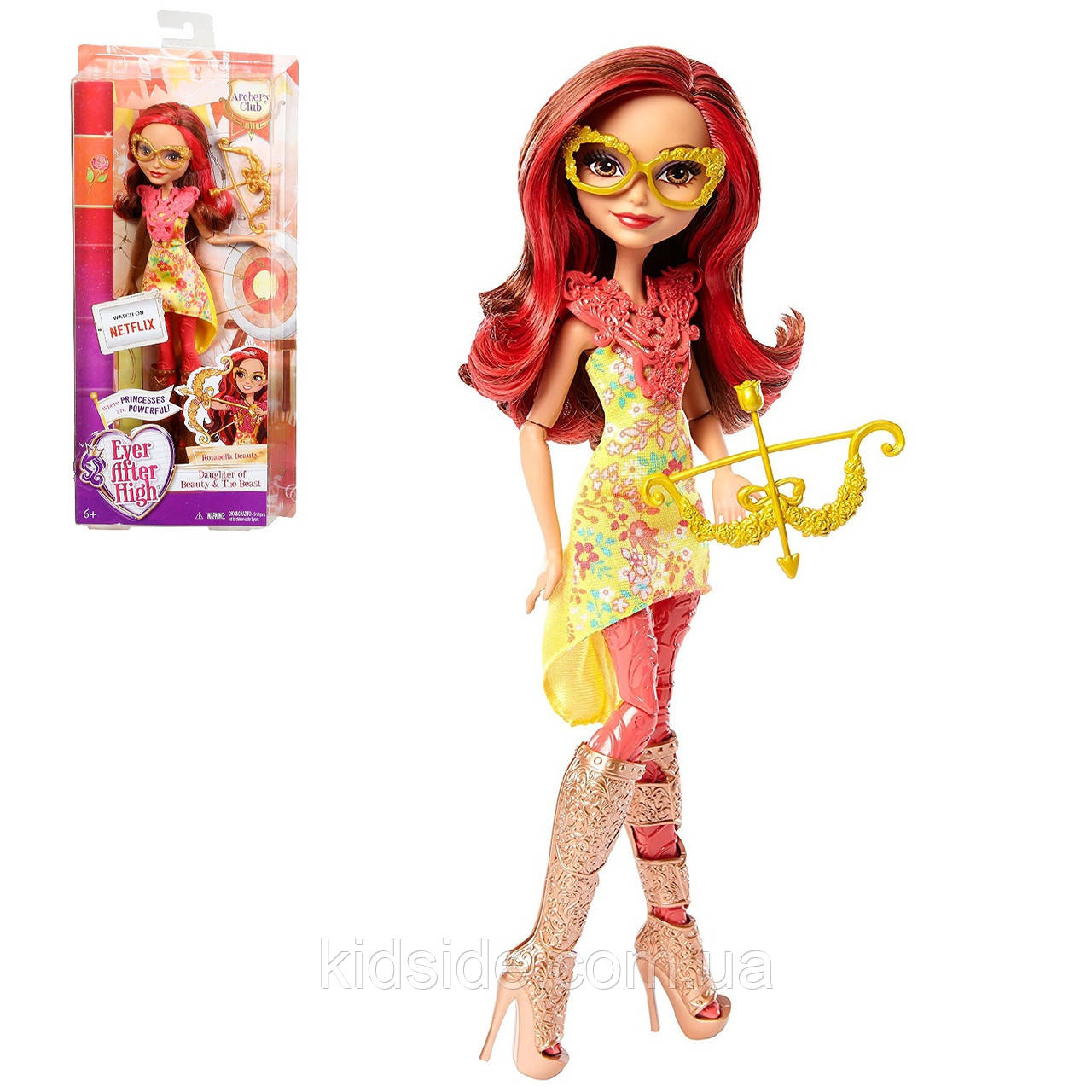 Ever After High Rosabella Beauty DVH80 Лялька Евер Афтер Хай Розабелла Б'юті Стрільба з Лука
