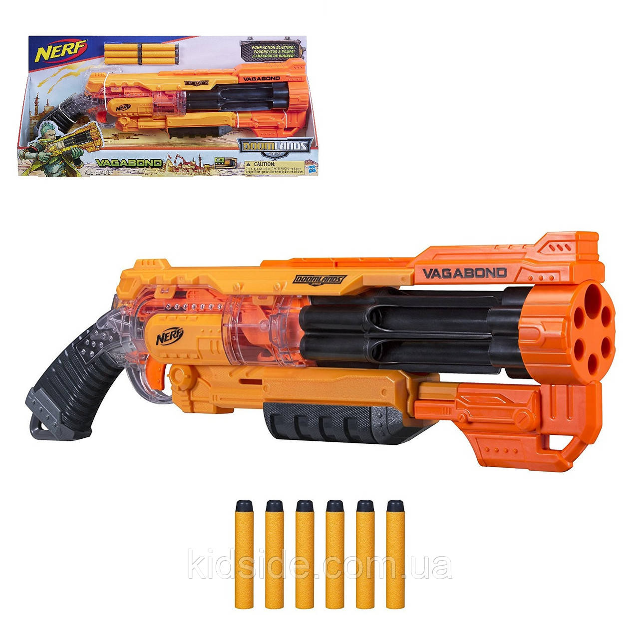 Nerf Doomlands Vagabond B3191 Бластер Нерф Думлендс Бродяга, фото 1