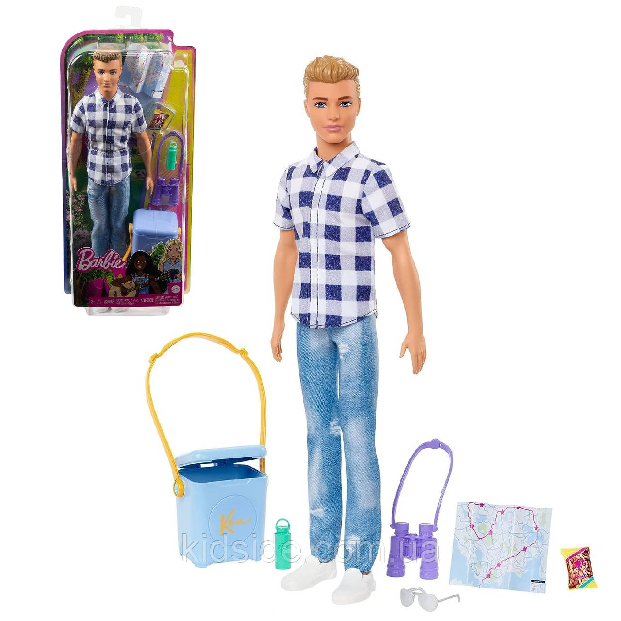 Barbie Ken Camping HHR66 Лялька Барбі Кен Кемпінг