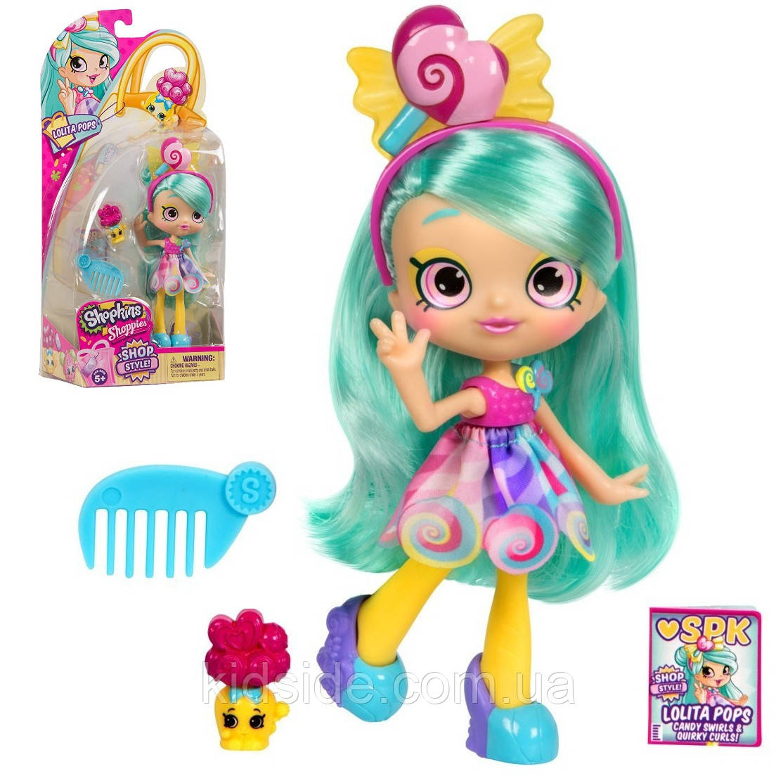 Shopkins Shoppies Lolita Pops 56936 Лялька Шопкінс Лоліта Попс Шопстайл, фото 1