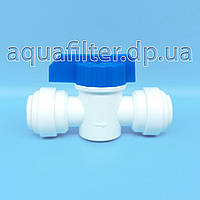 Кран кульовий прямий Organic 3/8 шланг — 3/8 шланг