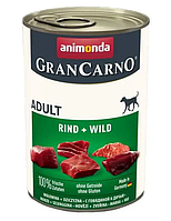 Animonda GranCarno консерва для собак 400 г (яловичина та дичина)