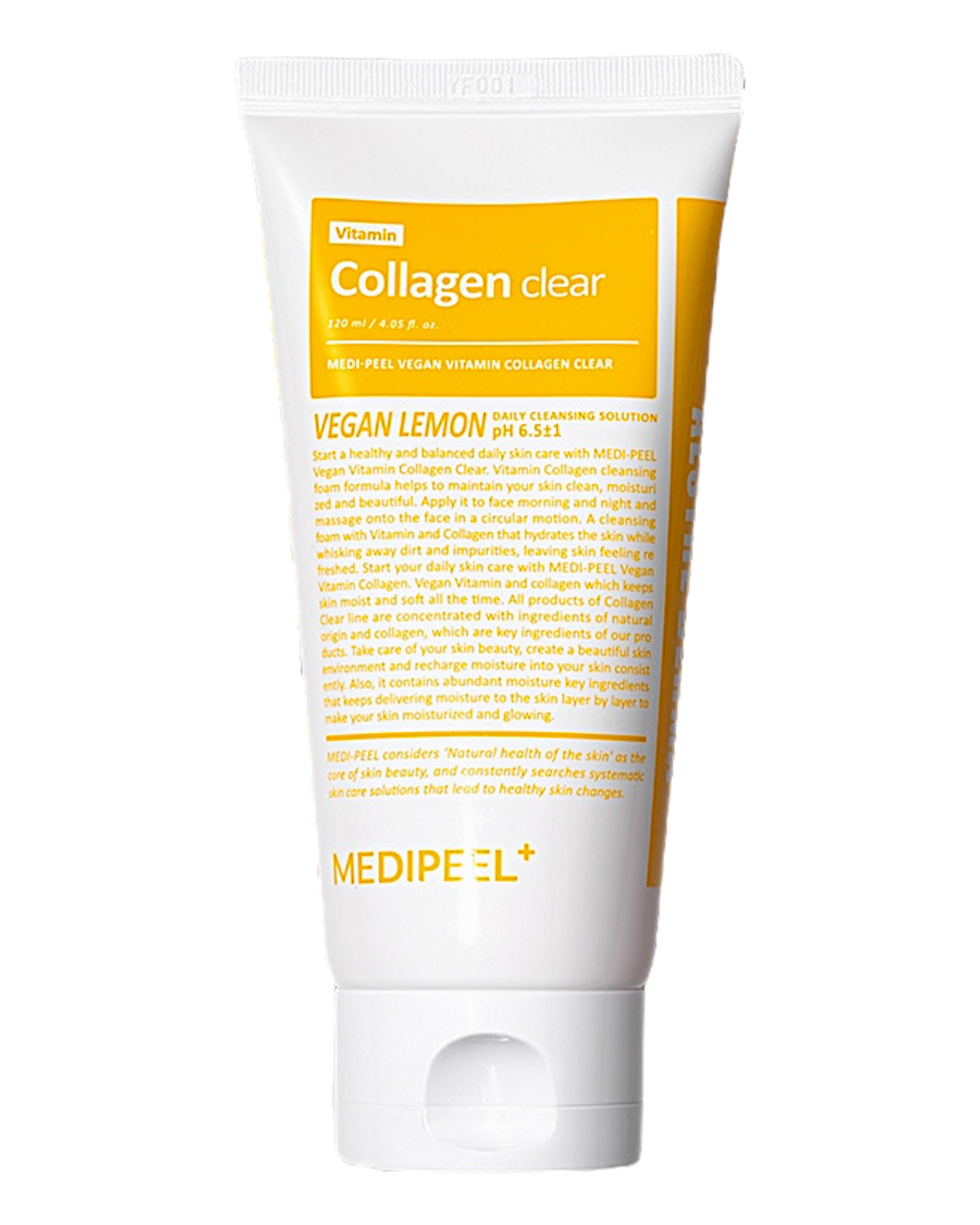 Освітлювальний гель-пінка для обличчя з колагеном Medi Peel Vegan Vitamin Collagen Clear, 120 ml
