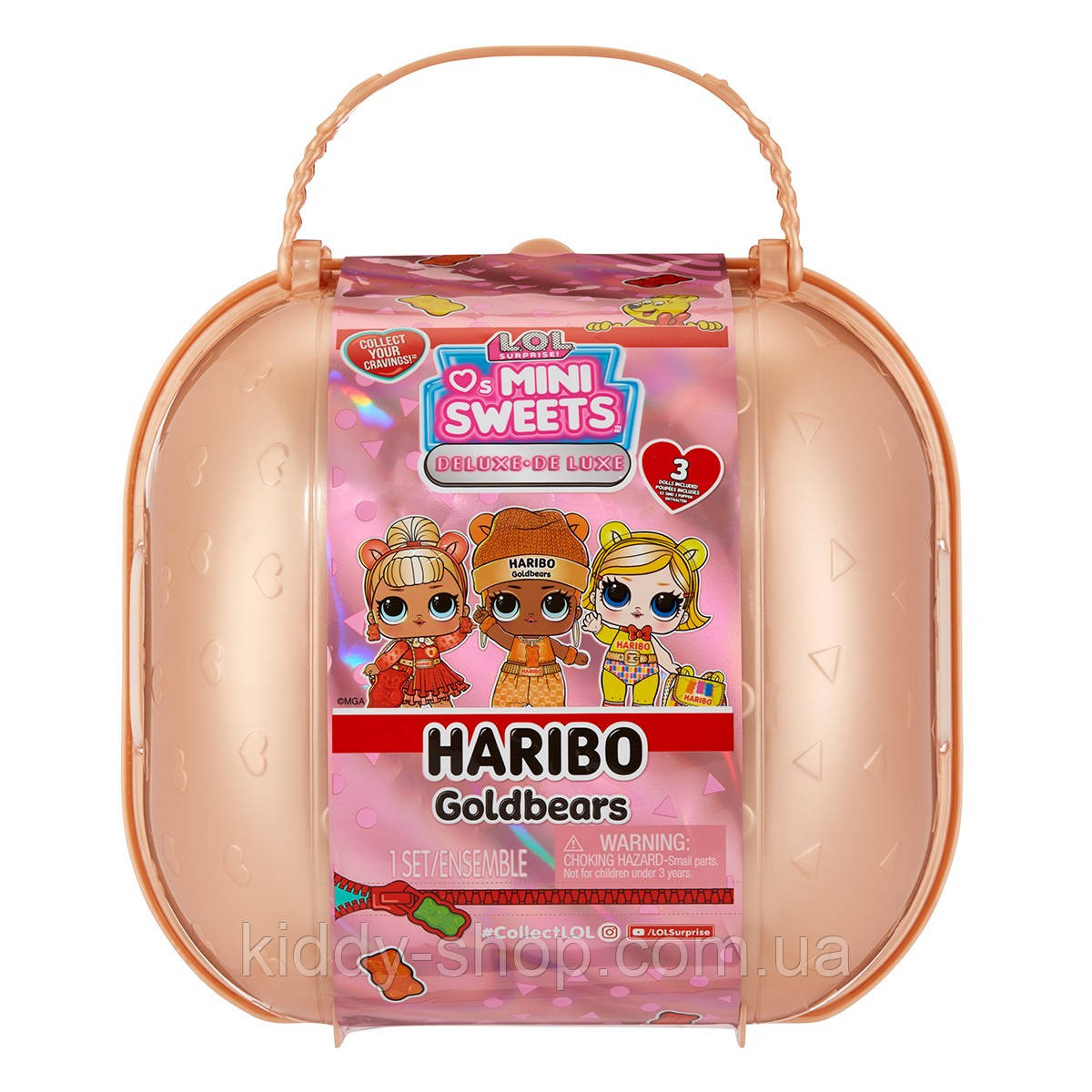 Ігровий набір з лялькою L.O.L. SURPRISE! серії Loves Mini Sweets HARIBO DELUXE – Золоті ведмедики