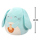 М'яка іграшка Squishmallows - Зайчик Ксін (19 cm), фото 3
