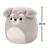 М'яка іграшка Squishmallows – Шнауцер Шон (30 cm), фото 3
