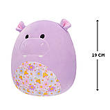 М'яка іграшка Squishmallows – Бегемот Ханна (19 cm.), фото 3