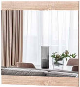 Дзеркало "Брайт" 700 х 20 х 720 h Майстер Форм . Дуб сонома