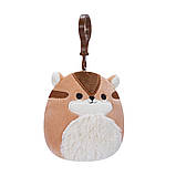 М'яка іграшка на кліпсі Squishmallows – Бурундук Мельзі (9 cm), фото 4