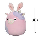 М'яка іграшка Squishmallows - Корівка Петті (19 cm), фото 3