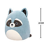 М'яка іграшка Squishmallows – Єнот Роккі (19 cm), фото 3