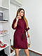 Жіноча сукня футляр з костюмної тканини розміри 48-50; 52-54; 56-58 (0229), фото 2