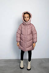 Зимова куртка пуховик для дівчинки Кіра тм cvetkov розміри 104- 122