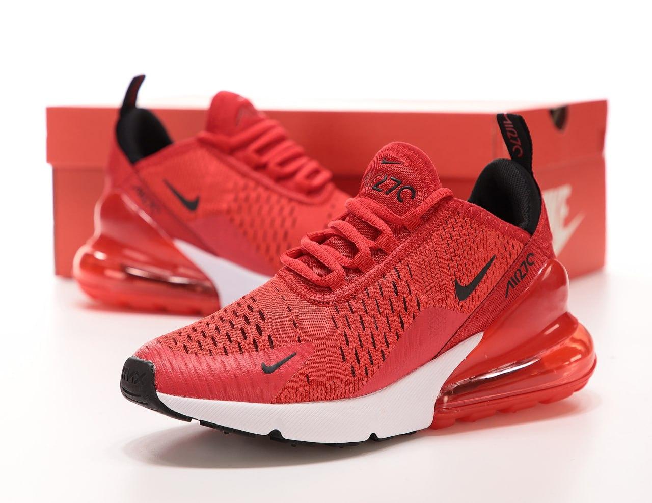 Жіночі червоні Кросівки Nike Air Max 270