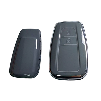 Чохол для ключа Toyota, глянець, сірий