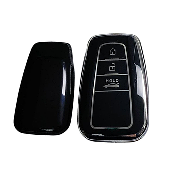 Чохол для ключа Toyota, глянець, чорний