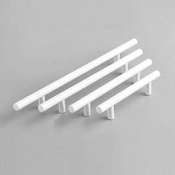 Меблеві ручки рейлінгові 128мм білі DR 11/128 SS WT