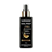 Crooz Підготовлювач нігтя 3 в 1 Nail Prep Banana 200 мл