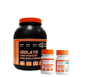 Акція! Набір для швидкого схуднення Жироспалювач+Ізолят+Детокс у подарунок