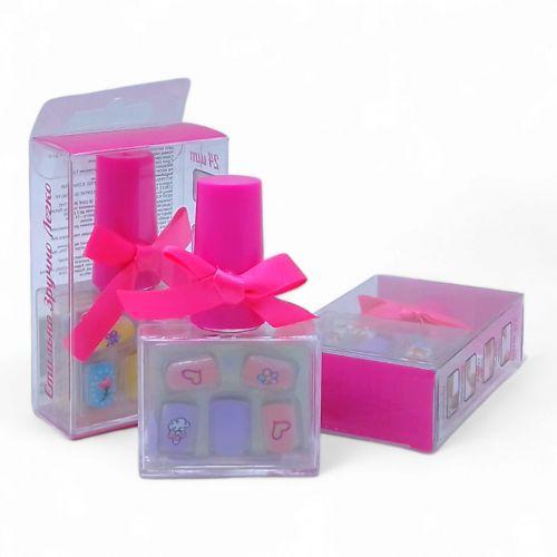 Аксесуари для дівчат Накладні нігті, мікс 6 видів, на клейовій основі, 24 шт в упаковці [tsi249127-TSI], фото 1