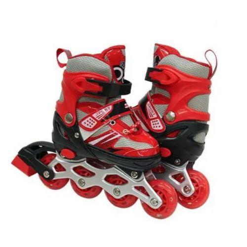 Ролики дитячі  розмір 29-33, колеса зі світлом червоні [tsi249265-TSI], фото 1