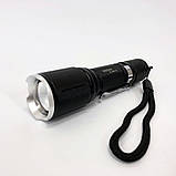 Тактичний над'яскравий світлодіодний ліхтар Bailong BL-1860-T6, LED ліхтар із зарядкою AM-23, фото 10