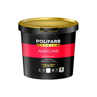 Интерьерная краска Polifarb Акрилтикс база TR 1л. Строительная краска