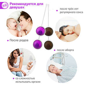 Вагінальні Кульки кегеля Women's Здоров'я 1 комплект з 2 кульок