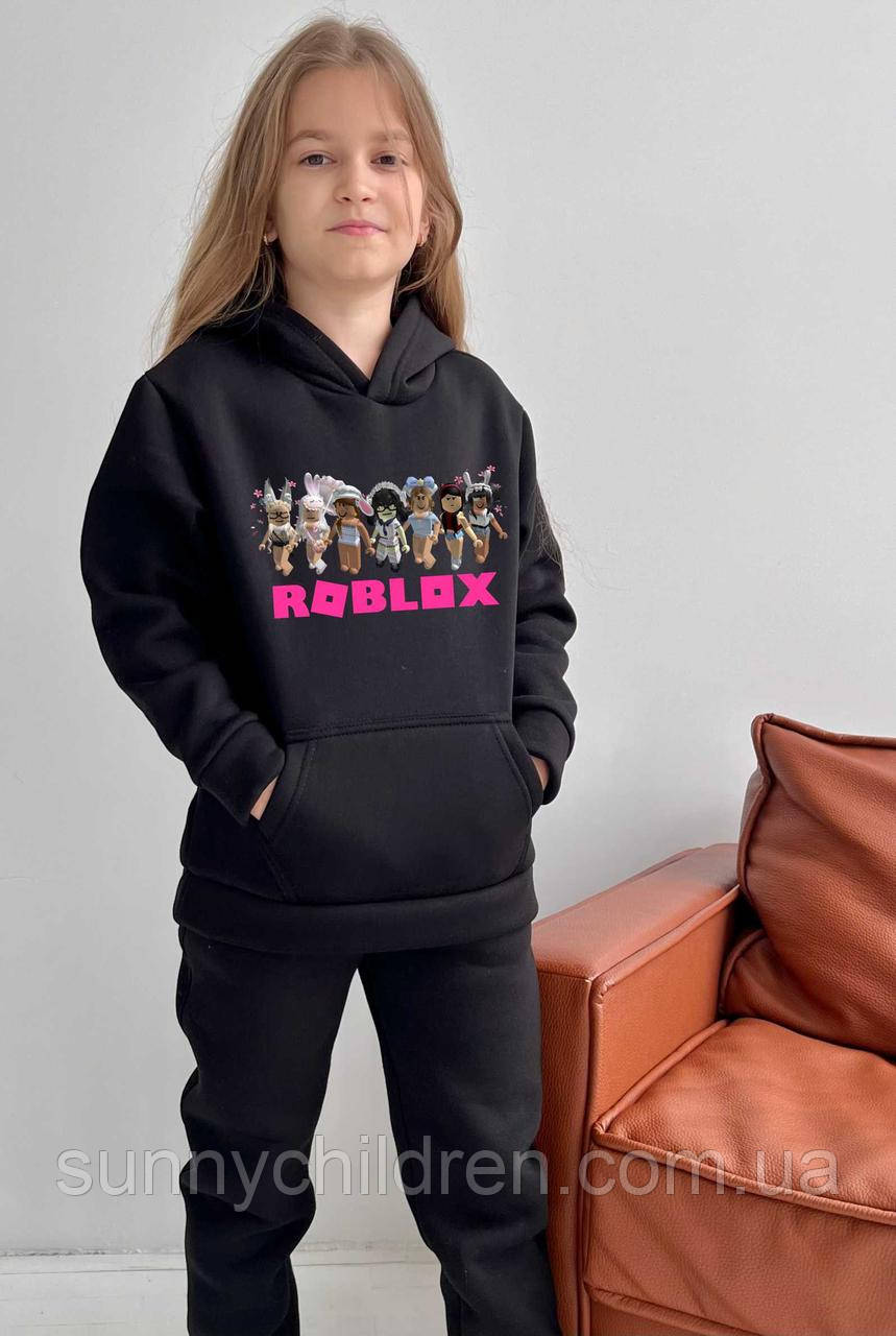 Костюм для дівчаток "Роблокс" на флісі / Roblox