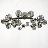 Підвісна сучасна люстра MJ 17-750 CH+GR