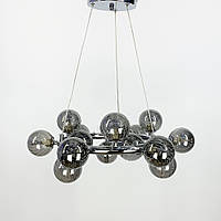 Підвісна сучасна люстра MJ 17-600 CH+GR