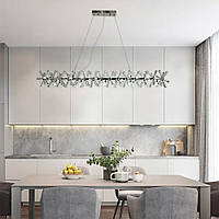 Довга підвісна дизайнерська люстра NO 4-1000L CH