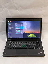 Ноутбук Lenovo ThinkPad T440/ 14" (1366x768)/ Core i5-4300U/ 8 GB RAM/ 256 GB SSD/ HD 4400/ Дві АКБ, фото 3