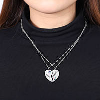 Парні кулони друзів Best Friends. Підвіски для найкращих друзів. Подвійні кулони на подарунок для двох, фото 9