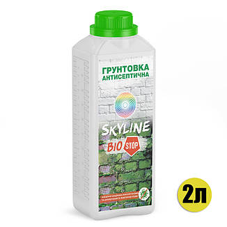 Антисептична протигрибкова ґрунтовка Біостоп SkyLine 2л, фото 4