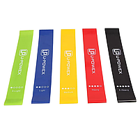 Набір фітнес-гум U-Powex. Набір гумок-еспандерів для фітнесу U-Powex 5 в 1 з мішечком, фото 2