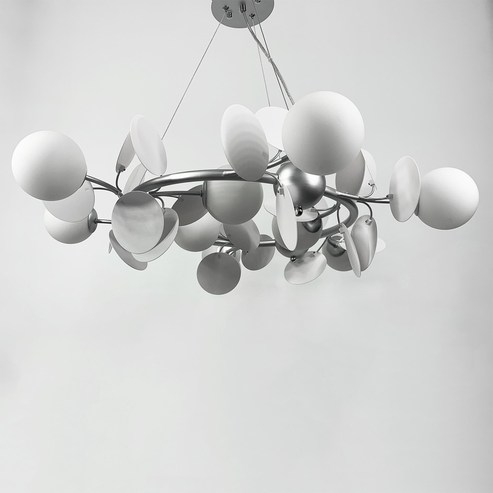 Сучасна люстра з круглими пластинами 134/9 СН, фото 1