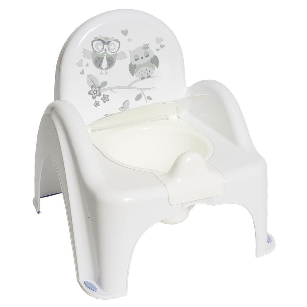 Горщик - крісло Tega OWLS Anti slip Potty Chair SO-010-103 white (білий), фото 1